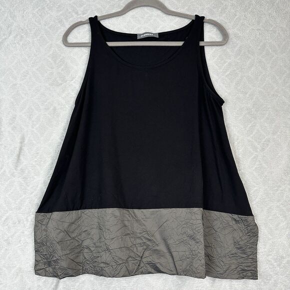 Alembika Matching Set Sz 2 M/L Gray Black Jacket Tank Top Langelook Cyberpunk - Picture 11 of 15